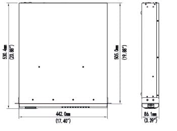 DEU1008-IN is a high-performance, reliable, dense, and scalable disk enclosure developed for video surveillance. It holds up to 8 TB per disk. Dimensions