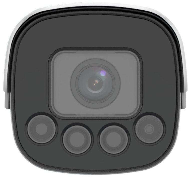 HC121@TCR-08S-Z28 10 x Optical Zoom, 4.7~47 mm Motorized Zoom Varifocal Lens, AC24V-DC12V Dual Power, H.265, IK10 Vandal Resistance, IP67 Ingress Protection, License Plate Recognition, License plate recognition POE, LPC (License Plate Capture), LPR, WDR (Wide Dynamic Range) Front View
