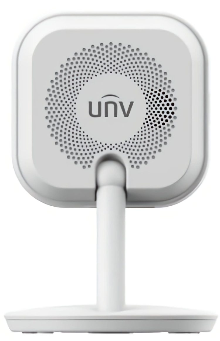 The Uniview C1l-2wn-G Is a Smart Wireless Cube Camera with Day and Night Functionality, Built-In Microphone, And Speaker, And Up To 32ft IR Distance. Perfect For Any Environment Back View