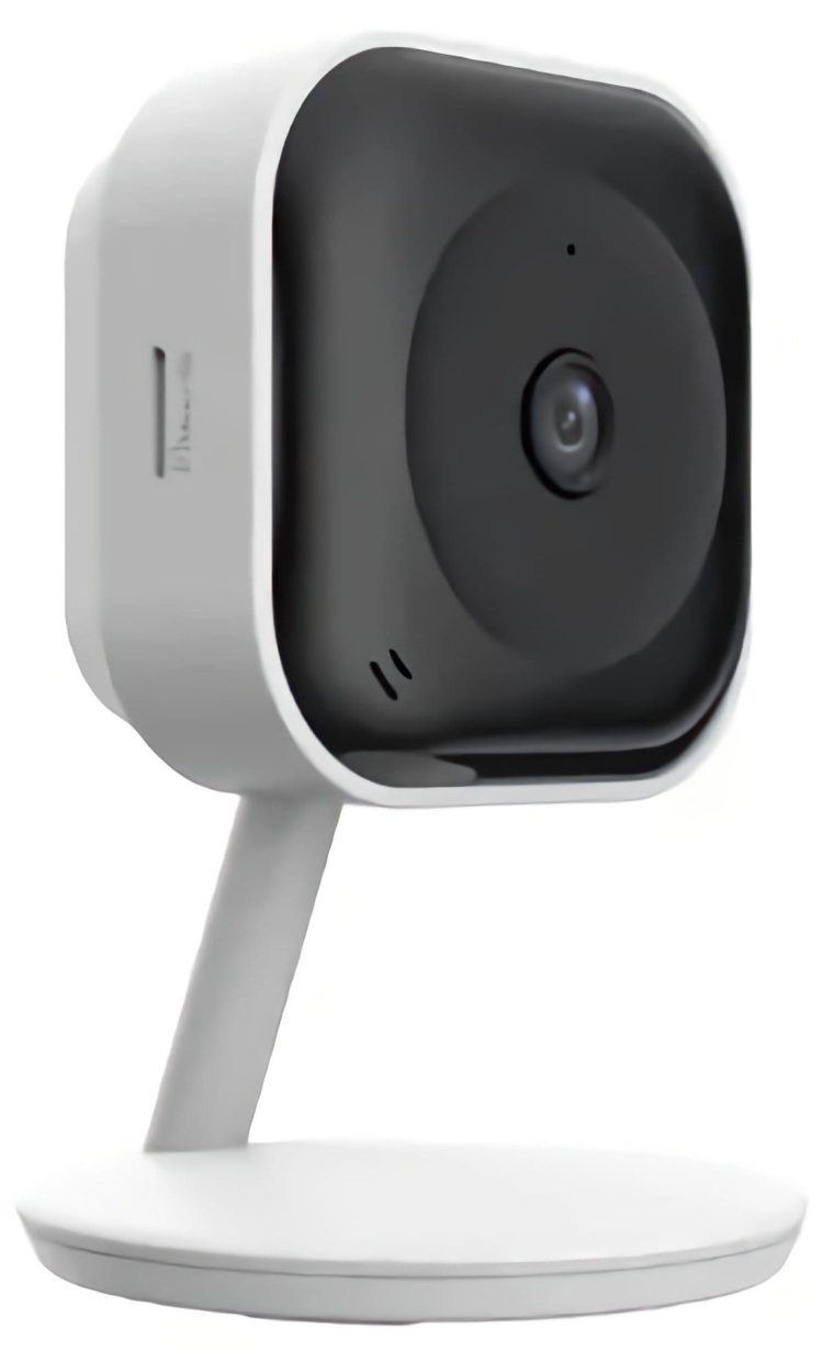 The Uniview C1l-2wn-G Is a Smart Wireless Cube Camera with Day and Night Functionality, Built-In Microphone, And Speaker, And Up To 32ft IR Distance. Perfect For Any Environment Side View