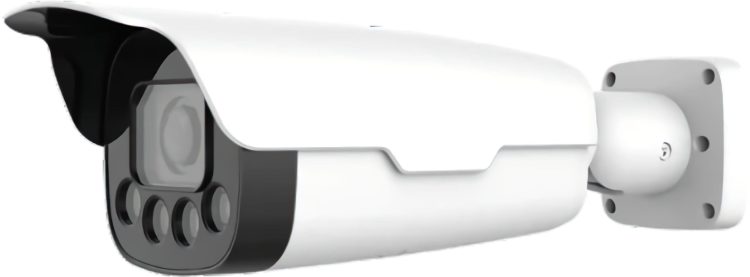 This Uniview HC121@TC-08S-Z LPR offers powerful features 10x optical sensor, 1080P@60fps, H.265, vehicle & license plate recognition, Rejected/Approved list, AC24V/DC12V power supply & PoE, IP67 Left View