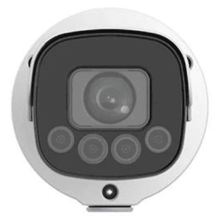 Uniview HC121@TC-08S-Z28 Capture and recognize vehicles in low light with built-in illuminators. 2MP industrial quality, H.265, 1080P@60fps, vehicle and license plate recognition. Ideal for various lighting conditions & entry/exit control Front View