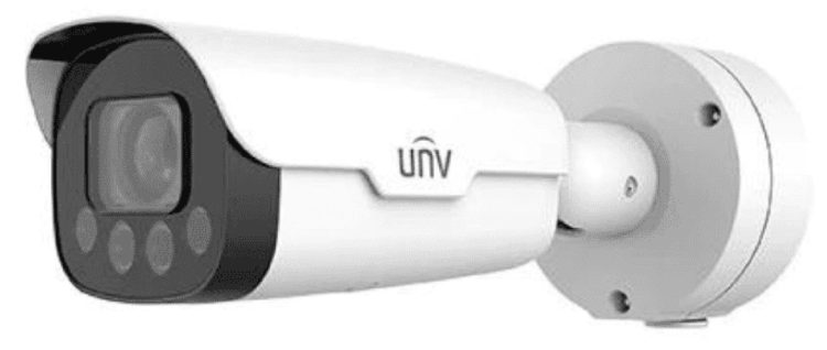 Uniview HC121@TC-08S-Z28 Capture and recognize vehicles in low light with built-in illuminators. 2MP industrial quality, H.265, 1080P@60fps, vehicle and license plate recognition. Ideal for various lighting conditions & entry/exit control Left View