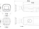 Uniview HC121 TCR 08S Z LPR Sensor With10x Zoom Lens 1080P at 60fps Image And Video Streams H 265 Dimensions