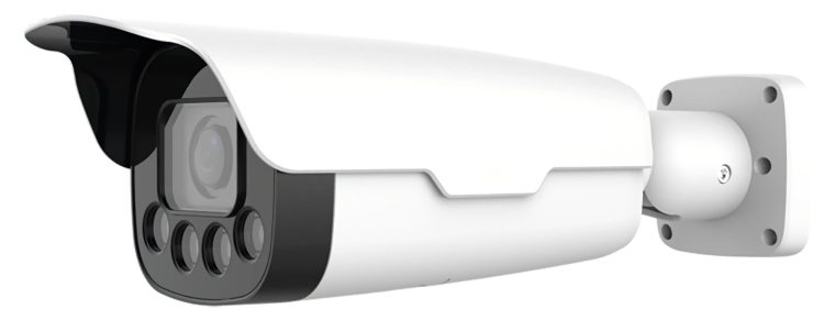 Uniview HC121@TCR-08S-Z LPR Sensor With10x Zoom Lens 1080P@60fps Image and Video Streams H.265, Vehicle And License Plate Recognition AC24V/DC12V Power IP67 And IK10 Left Side