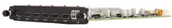 Uniview FB-HDMI6-C 6-Channel H.265 Decoder Card HDMI at up to 4K (3840×2160) resolution H.265/H.264 video formats Decoder Card Up to 12×4K@30, 24×4MP@30, 48×1080P@30, 96×720P recording, 1, 3, 4, 5, 6, 7, 8, 9, and 16 multi-window Side View