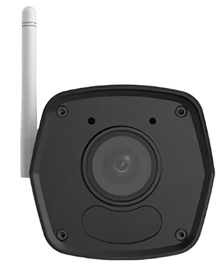 Experience Uniview IPC2122LB-AF40WK-G Superior Image Quality with Uniview 2MP 1/2.9”CMOS Sensor Ultra 265 H.265 H.264 MJPEG Bullet IP Security Camera Outdoor Smart IR Up To 30m IR Distance 12VDC Or PoE IP67 Ingress Front View