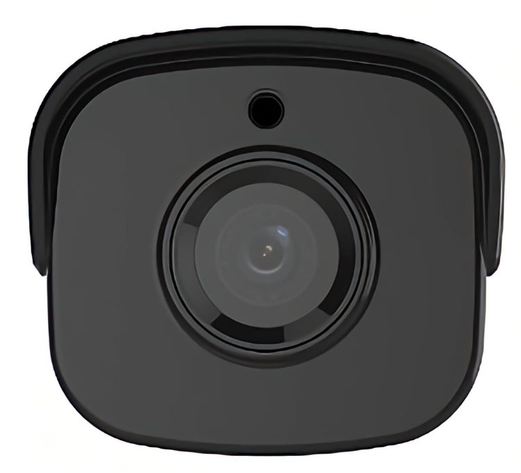 Uniview IPC2124ER3-DPF 4MP Mini Bullet Network Camera with 30m IR WDR PoE Day and Night Smart IR 2D and3D DNR Ultra 265 ONVIF and IP67 Front View