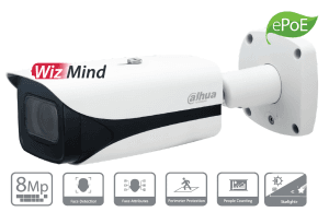 Dahua DH-IPC-HFW5842EN-Z4E-S2 4K Bullet Camera Features an Advanced 1-1.8-inch Progressive-Scan Imager with an 8 Mm To 32 Mm Long-Range Varifocal Lens