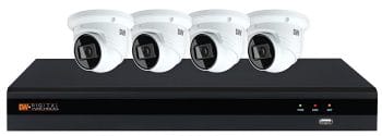 Digital Watchdog DW-VP163T12VTF 12 DWC-VSTB04Bi 4 Megapixel Fixed Vandal Turret Cameras with 3TB HDD a DW-VP163T16P NVR