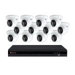 The Digital Watchdog DW-VP16T9KIT212 is a 16-channel plug-and-play PoE NVR. It includes a DW-VP162T16P NVR with 2TB of storage and 12 DWC-MT95Wi28TW outdoor IR turret IP cameras. The DW-VP162T16P NVR can be installed, set up, and have the cameras configured in under three minutes.