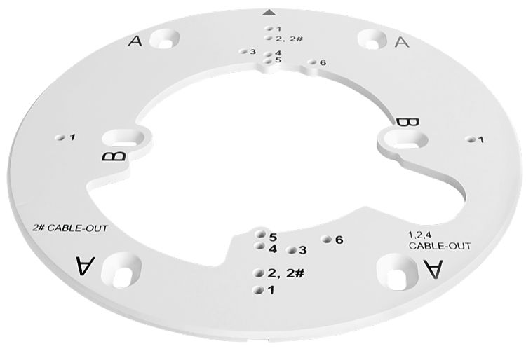 Upgrade your security system with the Digital Watchdog DWC-GPLT-W converter plate. Designed for easy installation, it offers flexible mounting options for both indoor and outdoor use. Compatible with a range of dome cameras. Get yours now!