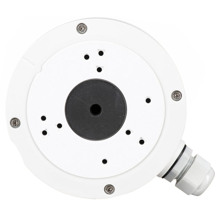 Securely mount your bullet camera with the Digital Watchdog DWC-MBTJUNCW junction box. Its weather-resistant design and cable management capabilities make it perfect for indoor and outdoor installations. Easy installation and hardware included. Order now!