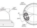 Digital Watchdog DWC-MPVC8Wi28TW dome camera dimensions