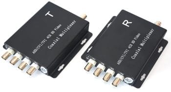 The CDI804D video multiplexer this device helps watch and record video by combining signals from four cameras into one channel.