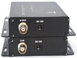 The CDI804D video multiplexer this device helps watch and record video by combining signals from four cameras into one channel In and Out Coaxial Connector