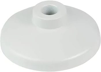 EXACQVISION ADCI6DPCAPOW Outdoor or Indoor Pendant Cap White for Direct Threaded Pipe Mount or Combined Use with ADCBMARM Gooseneck Mounting Arm.