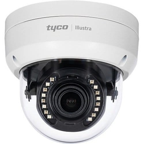 EXACQVISION IES02-D12-OI04 Illustra Essentials 2MP Minidome, 2.7-13.5mm, Outdoor, Vandal, Clear, White Color, TDN With IR