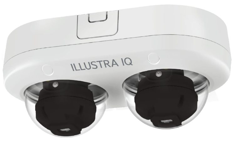 EXACQVISION IFS10-M10-OTA4 is Dual Sensor a 10 Megapixel Network Outdoor Dome Camera with a 3.42-6.85mm Varifocal Lens