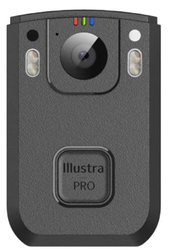 EXACQVISION - IWX2-064-4G-W2 - Illustra Body Worn Camera, USB-C, Wi-Fi, Bluetooth, GPS, 3G/4G, IP67, 64GB Memory, ROW.