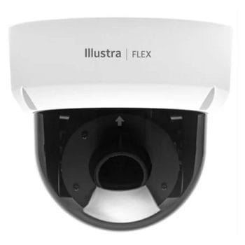 ExacqVision IFS02-D12-ITA4 American Dynamics 2.7-13.5mm Motorized 60FPS 2MP Indoor IR Day and Night WDR Mini-Dome Camera