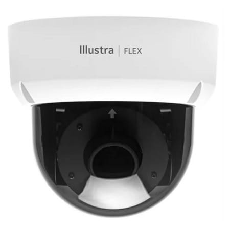 ExacqVision IFS02-D12-ITA4 American Dynamics 2.7-13.5mm Motorized 60FPS 2MP Indoor IR Day and Night WDR Mini-Dome Camera