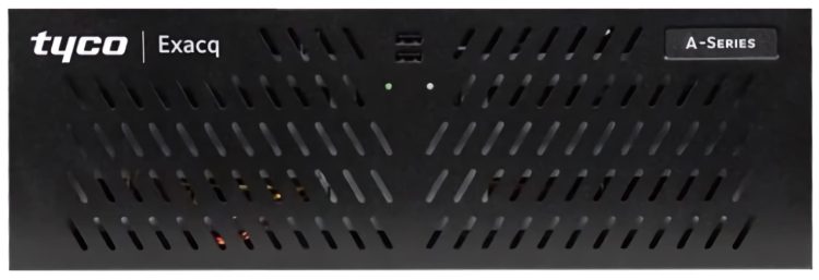 Exacq 0804-02T-DTA-E Hybrid Desktop Recorder with 4 IP Cameras Licenses (64 max) and 8 Analog at 30 FPS, 2TB HDD