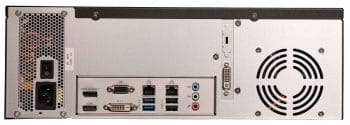 Upgrade your surveillance system with the 0804-02T-Q Hybrid Desktop Camera recorder. Includes ExacqVision software, 3-year upgrades, and hardware warranty Back View. Shop now at Collsam Distribution.