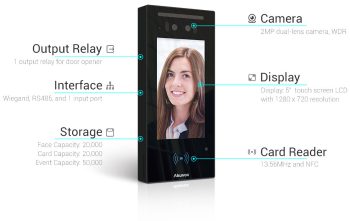 Akuvox E16C is a budget-friendly face recognition door phone, which offers excellent intercom communication and flexible access control methods like AI-powered face recognition and mobile applications. RFID, QR, and anti-spoofing security for homes and offices. It is typically used in commercial and residential applications.
