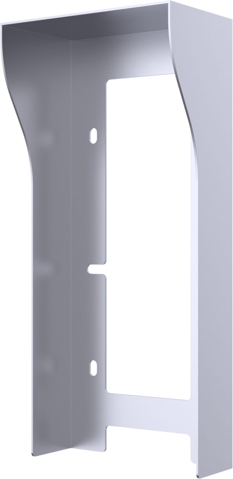 Akuvox R20k Rain Cover is the Perfect Accessory for Your R20k Compact Sip Video Doorphone this Rain Cover Helps Keep Your Doorphone Working Well in Bad Weather it's Strong and Durable Side View.