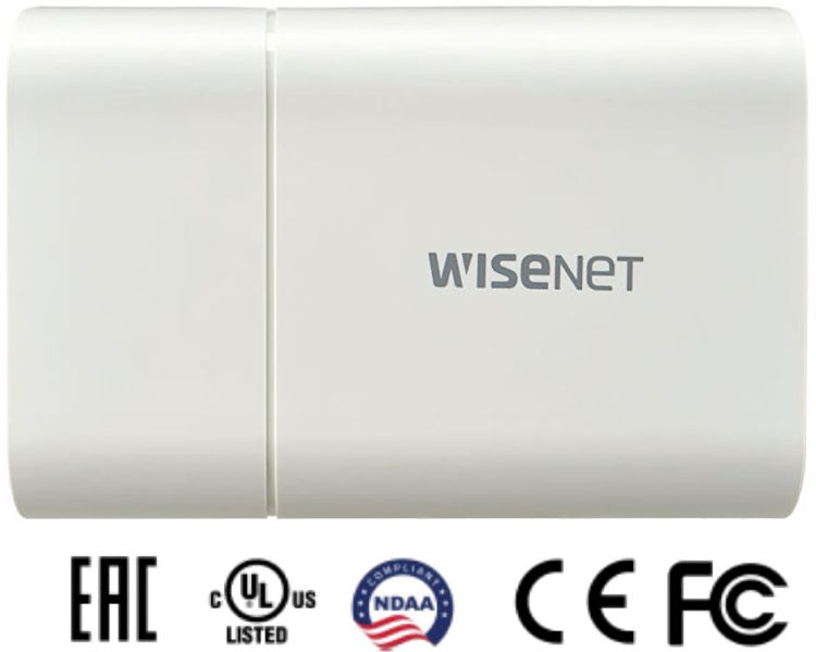 Wisenet X is powered by the Wisenet 5 covert camera body. 2MP, full HD (1080p) 60fps, triple codec H.265/H.264/MJPEG with WiseStream II technology. It offers 120dB WDR, micro-SD/SDHC/SDXC, and a USB port for easy installation. The camera includes advanced video analytics, sound classification, and business analytics. In addition, it features a hallway view, HLC, defog detection, DIS, and 12VDC/PoE; the lens module is not included. However, it is compatible with lens modules: SLA-T2480, SLA-T2480V, SLA-T4680, SLA-T4680V, SLA-T1080F, SLA-T4680D, SLA-T4680DS, SLA-T4680DW.