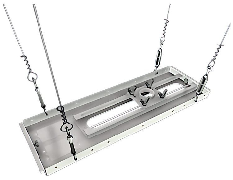 SBP-2CTW1 Suspended Ceiling Tile pendant mount from Hanwha Vision. Made of high-grade steel, it can hold up to 60 lbs. and includes all necessary accessories Attached. Shop now at Collsam Security.