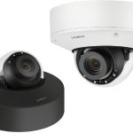 Hanwha XNV-9082R 4K Network Dome Camera. Featuring 1/2.8” CMOS sensor, 131ft (39.93 m) night vision, and 3x optical zoom. Available in black and white.