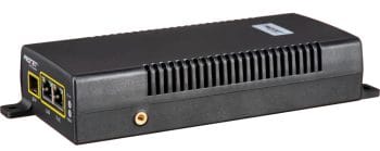 Upgrade your security system with Hanwha Techwin’s SPO-6011 60W PoE Injector. Compatible with various Ethernet standards, it powers multiple cameras and devices Side View. Shop now at Collsam Distribution.