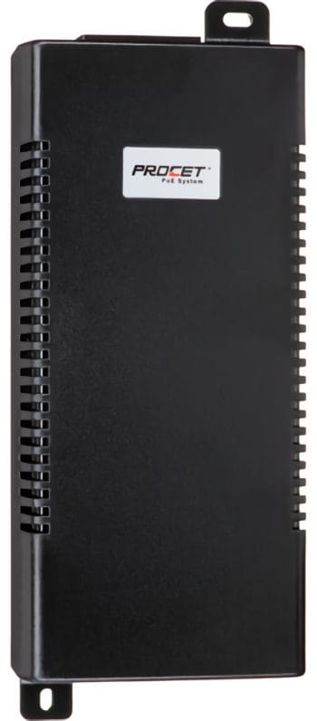 Upgrade your security system with Hanwha Techwin’s SPO-6011 60W PoE Injector. Compatible with various Ethernet standards, it powers multiple cameras and devices Top View. Shop now at Collsam Distribution.