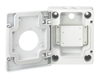 Hanwha Vision SBP-300NB installation box main view.