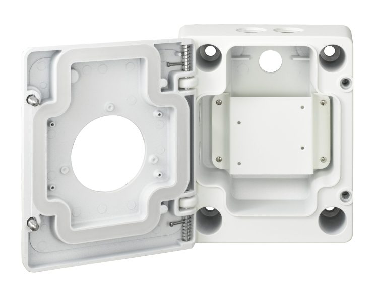 Hanwha Vision SBP-300NB installation box main view.