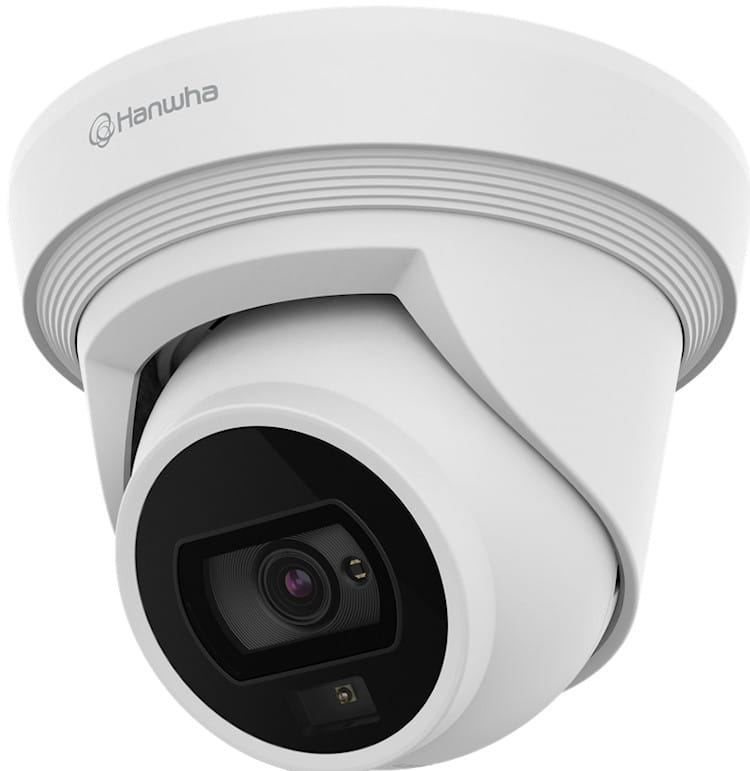Hanwha QNE-C8013RL 5MP AI Dual Light Flateye Camera Right View