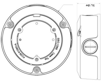 Securely install your Hanwha XNO-L6080R IR bullet camera with Hanwha's SBO-126B mounting back box. Durable gray aluminum construction for indoor and outdoor use Dimensions.
