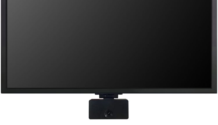 SBP-300NM Public View Housing and Mount. Compliant with EU RoHS Directive, eco-friendly and includes all necessary accessories Mounted on TV. at Collsam Security.