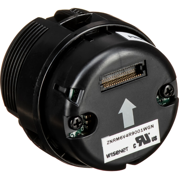 Hanwha SLA-5MxxxxD 3.7 mm, 4.6 mm, or 7.0 mm 5MP Lenses. Perfect for the PNM-9000VD camera, these lenses deliver top-notch image quality and adaptability for all your surveillance needs Back View.