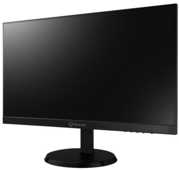 SMT-2212, a 22" Full-HD LED monitor designed for 24/7 use. Enjoy a frameless design and impressive specs, including 178° viewing angle and 30,000-hour panel life. Comes with a sturdy stand for easy setup Left View.