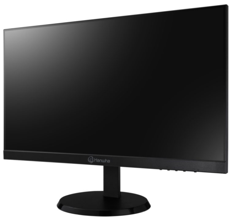 SMT-2212, a 22" Full-HD LED monitor designed for 24/7 use. Enjoy a frameless design and impressive specs, including 178° viewing angle and 30,000-hour panel life. Comes with a sturdy stand for easy setup Left View.