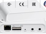 Enhance your Wisenet PTZ PLUS camera with the Hanwha SPM-4210 Network I/O Box. Add 4 I/O ports, 2 audio ports, and 802.3af PoE power. Compatible with various models for seamless integration.