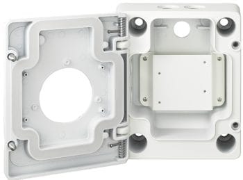 Upgrade your security system with the Hanwha Techwin SBP-300NBW installation Junction box. Durable, sleek, and IP66 rated for outdoor use. Compatible with various models Open Cover. Shop now at Collsam Distribution.