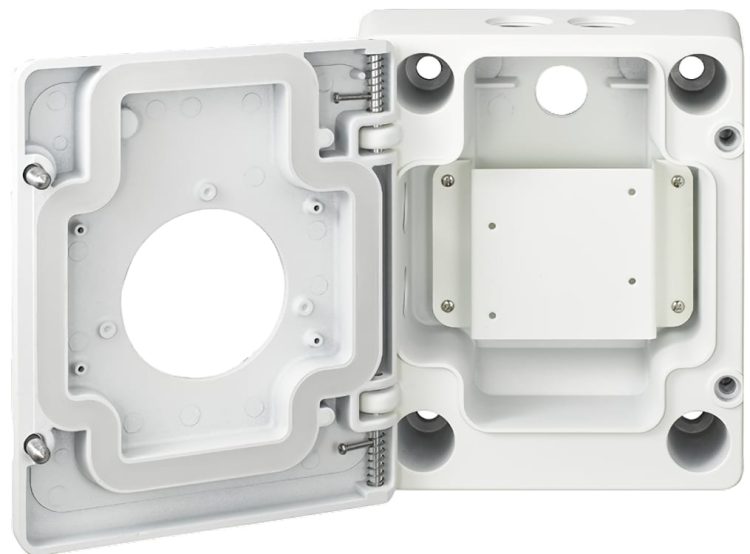 Upgrade your security system with the Hanwha Techwin SBP-300NBW installation Junction box. Durable, sleek, and IP66 rated for outdoor use. Compatible with various models Open Cover. Shop now at Collsam Security.