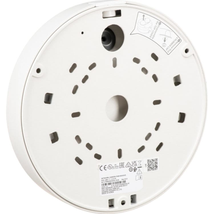 Hanwha Vision PNM-9000VD 10MP Outdoor Dual-Sensor Network Dome Camera (Lenses Sold Separately Available FV 3.7mm, 4.6mm or 7mm) Bottom View