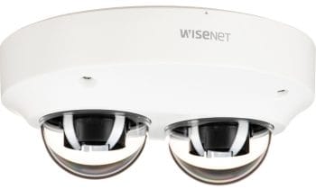 Hanwha Vision PNM-9000VD 10MP Outdoor Dual-Sensor Network Dome Camera (Lenses Sold Separately Available FV 3.7mm, 4.6mm or 7mm) Front View