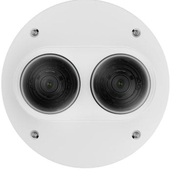 Hanwha Vision PNM-9000VD 10MP Outdoor Dual-Sensor Network Dome Camera (Lenses Sold Separately Available FV 3.7mm, 4.6mm or 7mm) Top View