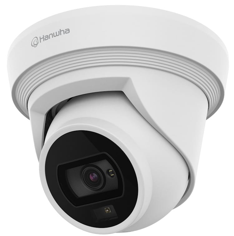 Hanwha Vision QNE-C9013RL 8MP Outdoor Network Flateye Camera with 3mm Lens Left